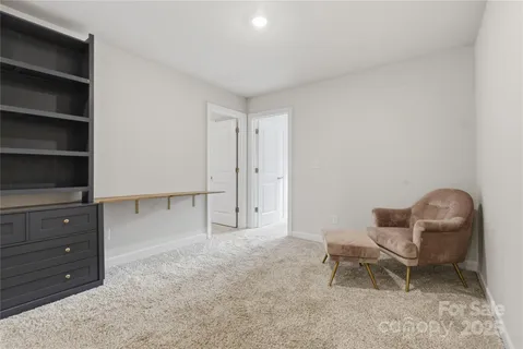 a view of workspace with furniture