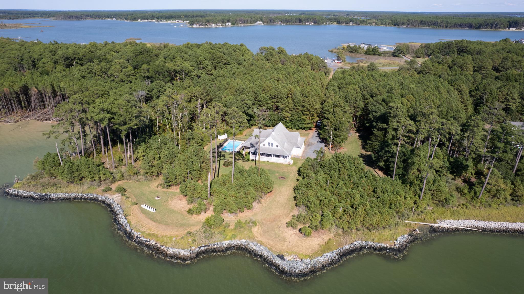 5332 Ragged Point Road Cambridge, MD 21613 - Photo 1 of 65 Private Protected 10 acre Waterfront Retreat