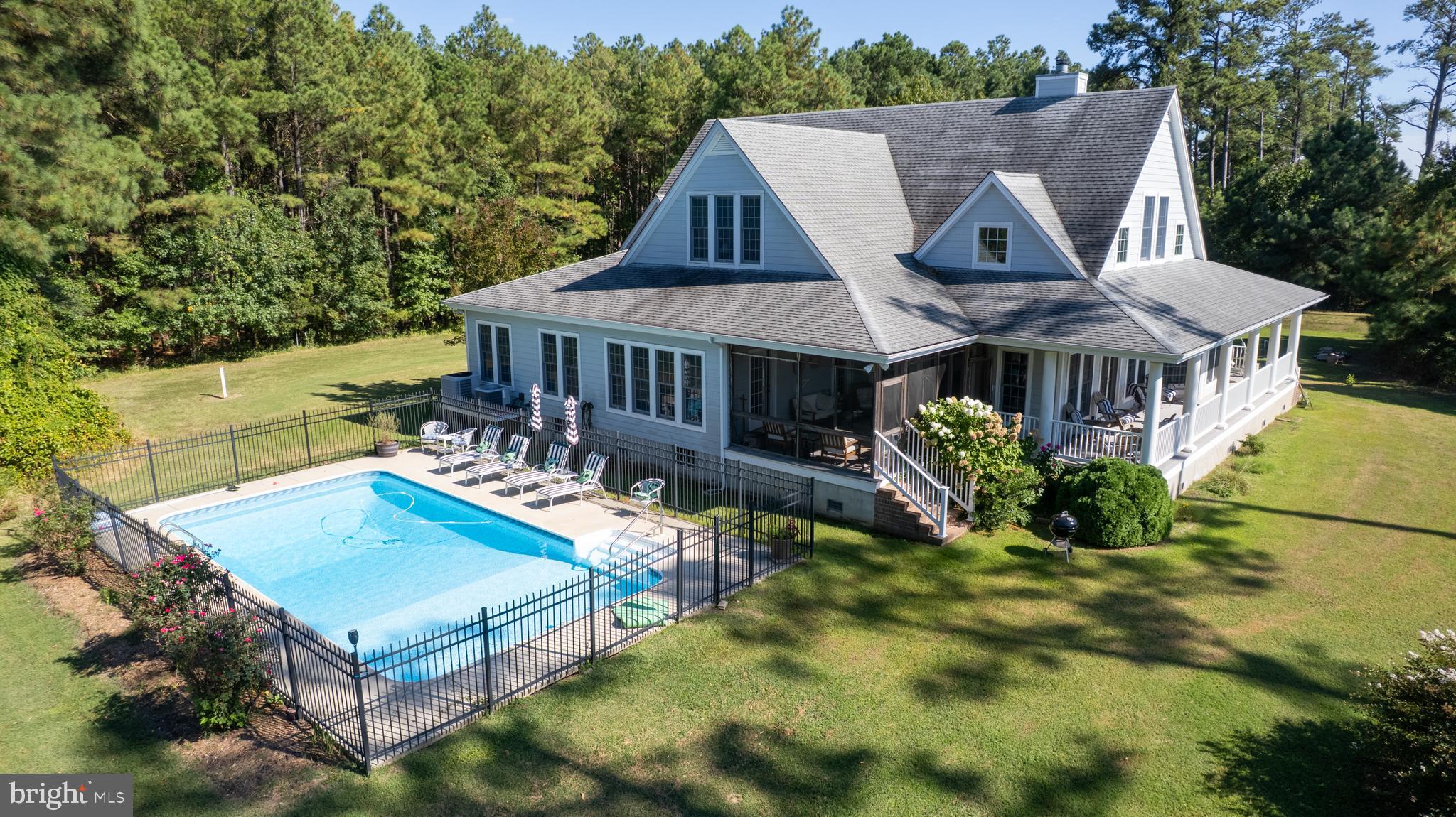 5332 Ragged Point Road Cambridge, MD 21613 - Photo 27 of 65 Fenced inground pool area