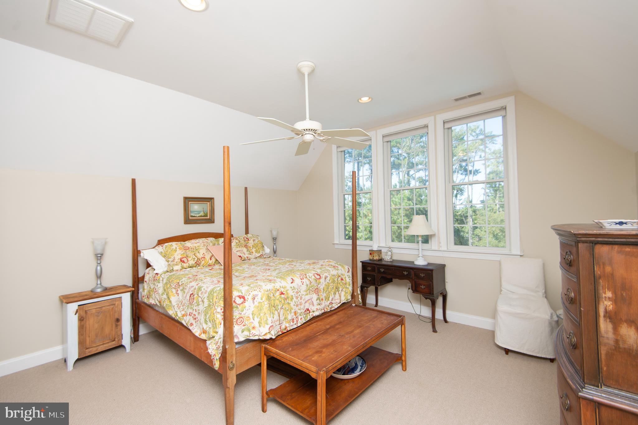 5332 Ragged Point Road Cambridge, MD 21613 - Photo 32 of 65 Bedroom #3 with recessed lighting and ceiling fan