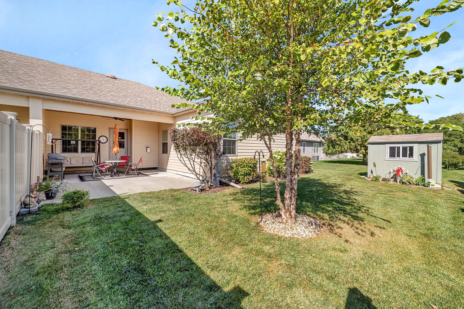 1761 Red Willow Road Morris, IL 60450 - Photo 33 of 38 a view of a house with backyard and a tree