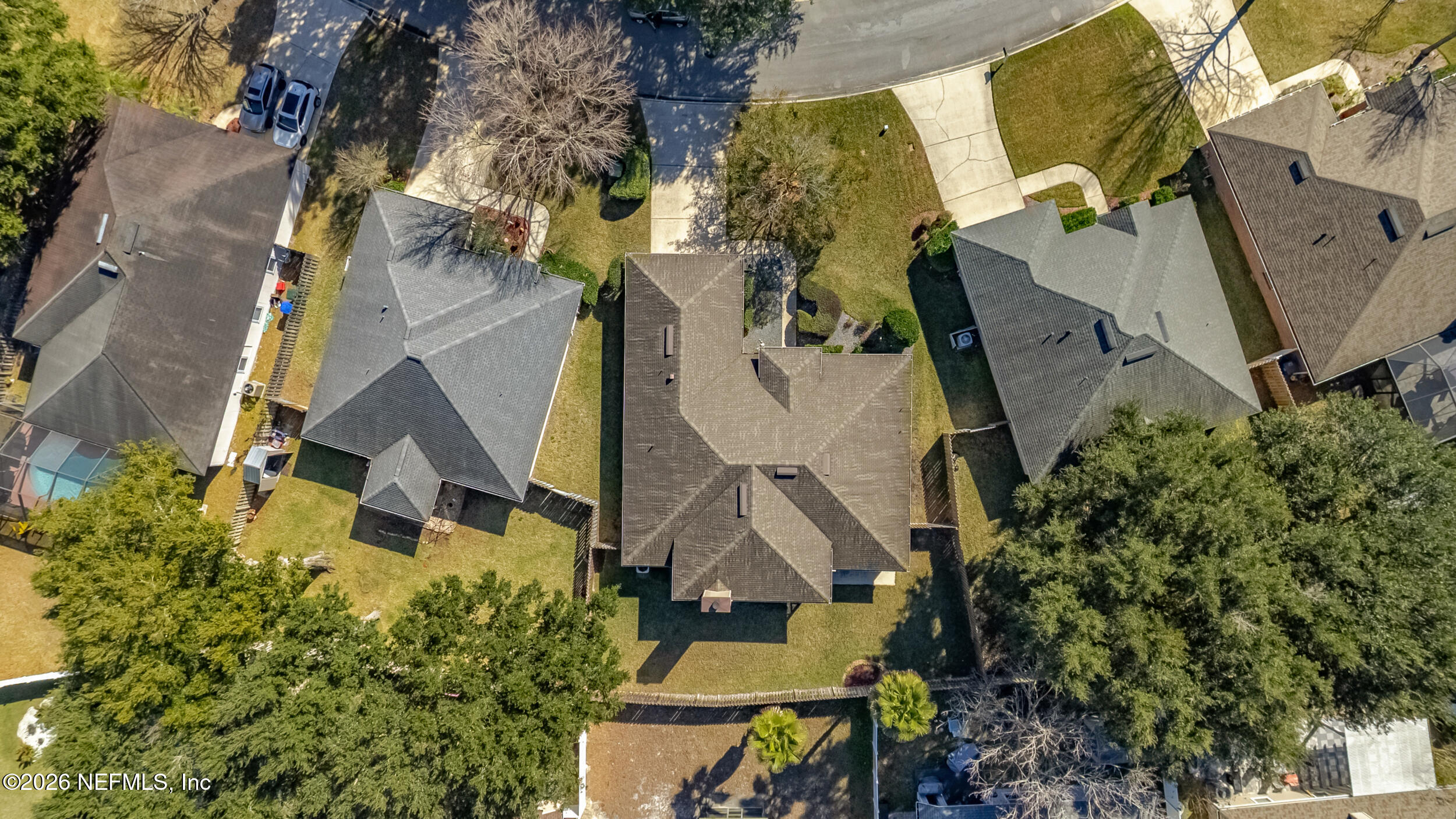 4309 Rye Court St. Johns, FL 32259 - Photo 42 of 55 an aerial view of a house with swimming pool