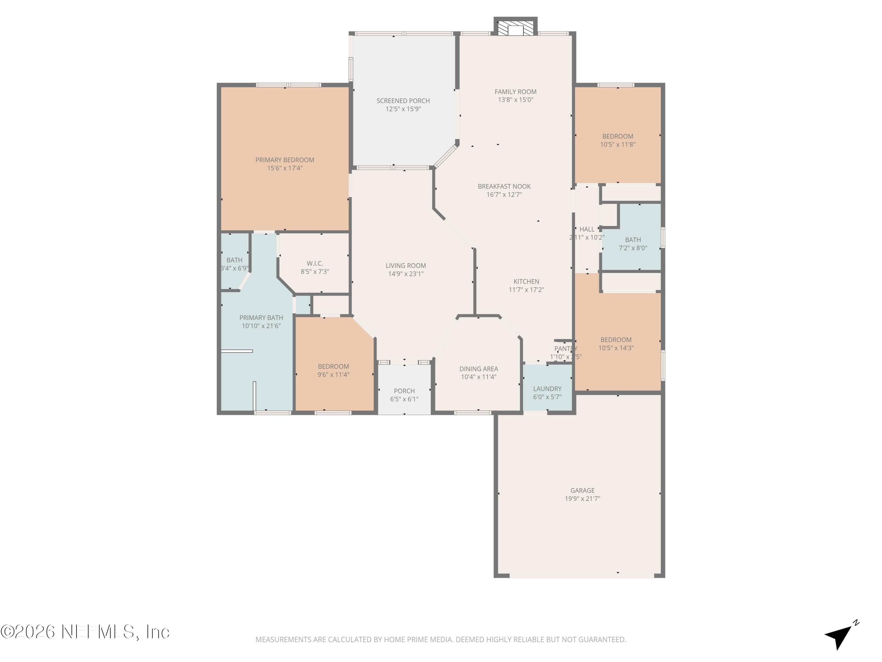 4309 Rye Court St. Johns, FL 32259 - Photo 55 of 55 a picture of a floor plan