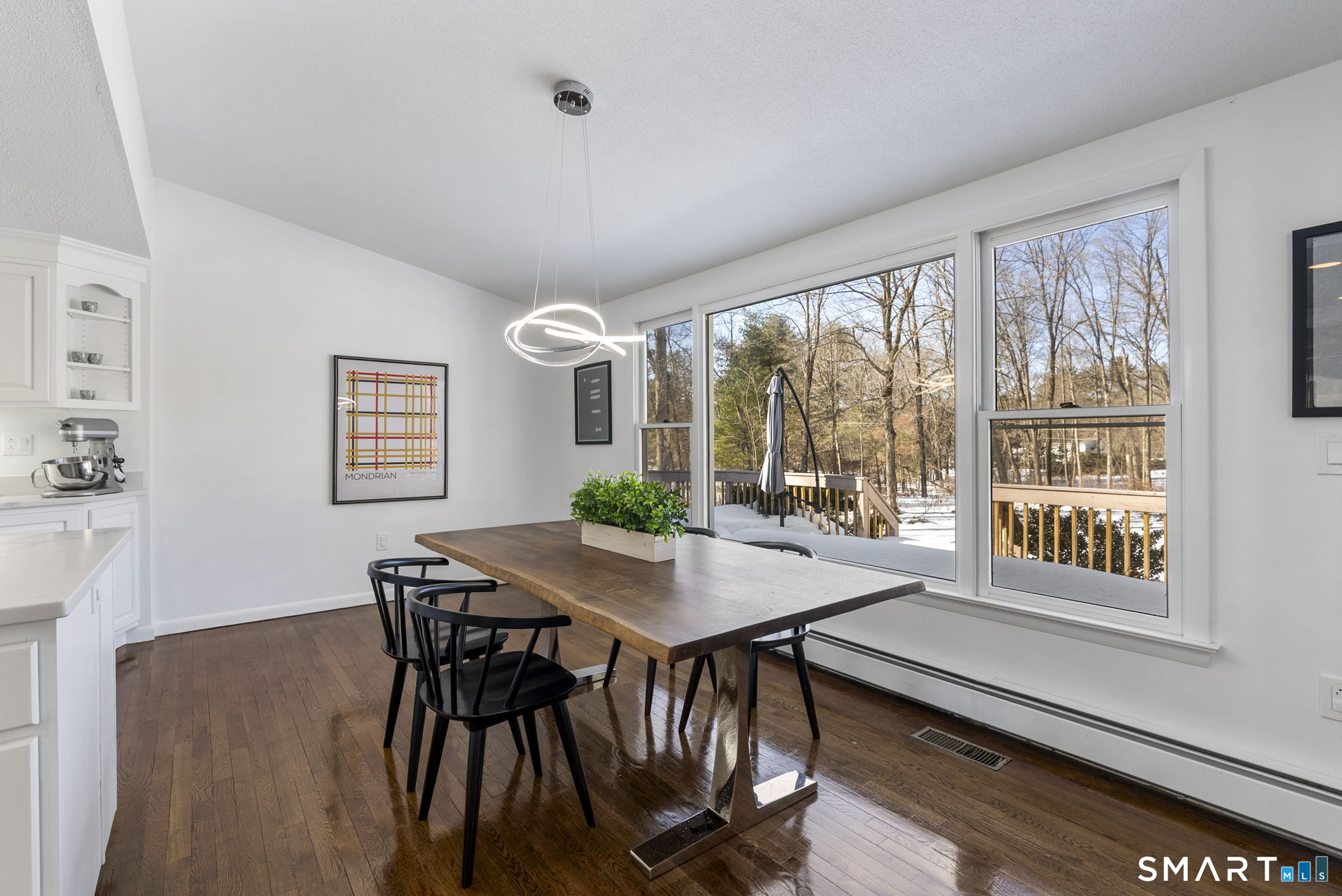 24 Ichabod Road Simsbury, CT 06070 - Photo 11 of 43 a view of a dining room with furniture window and outside view