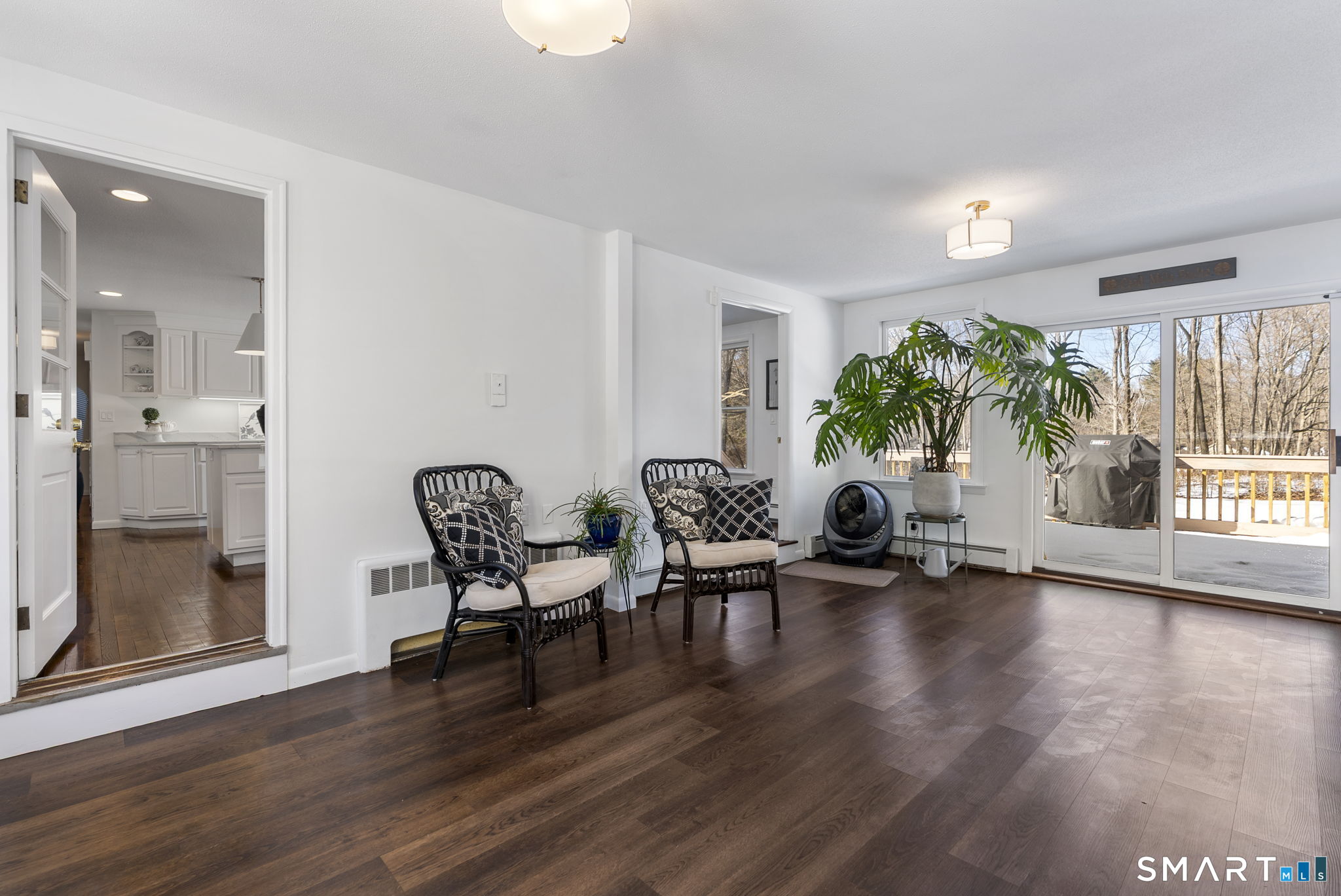 24 Ichabod Road Simsbury, CT 06070 - Photo 5 of 43 a living room with furniture and wooden floor