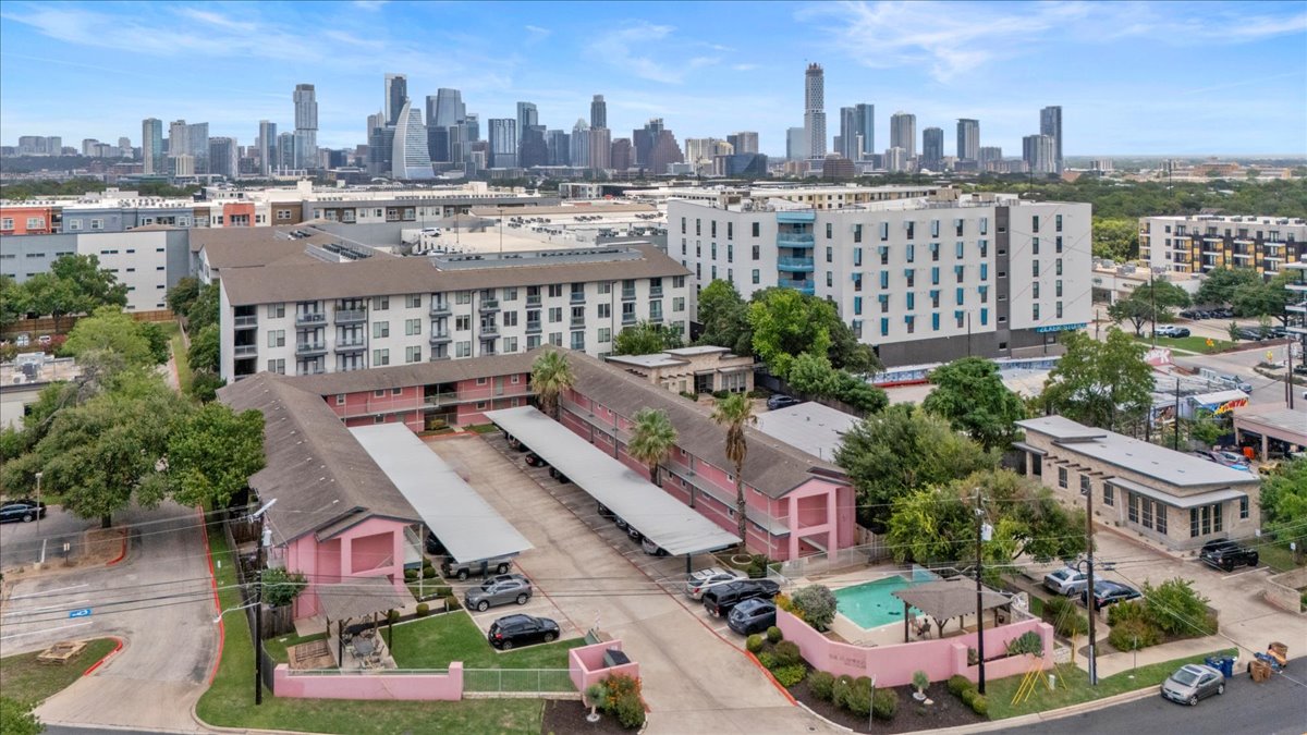 1422 Collier Street, Unit 103 Austin, TX 78704 - Photo 2 of 27 a aerial view of a city