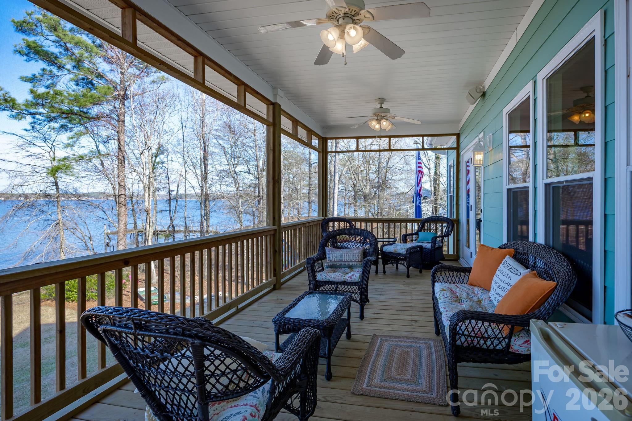 2583 Rockbridge Road Ridgeway, SC 29130 - Photo 18 of 48 a view of two chairs in the balcony