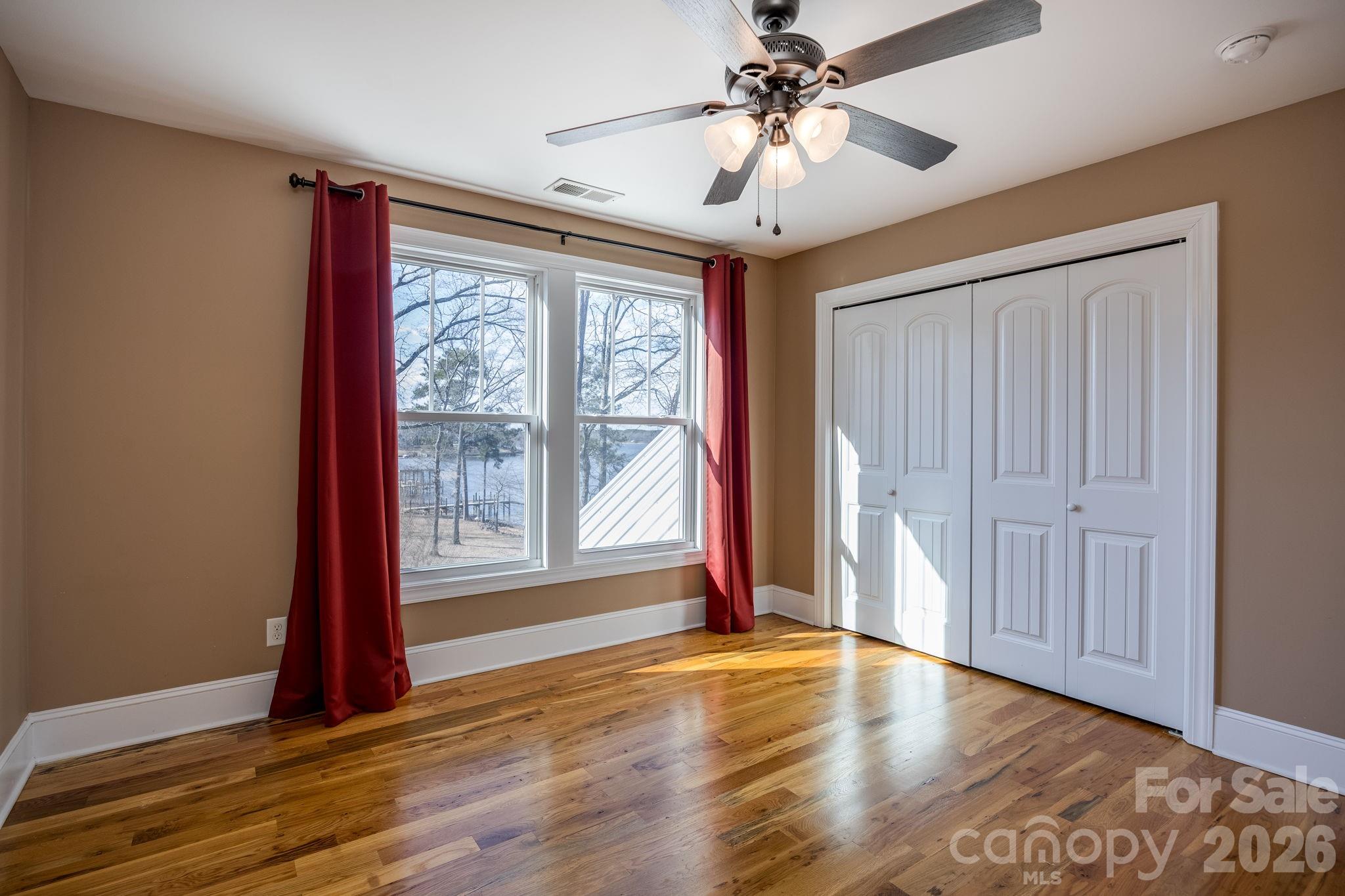 2583 Rockbridge Road Ridgeway, SC 29130 - Photo 30 of 48 a view of livingroom with wooden floor and a ceiling fan