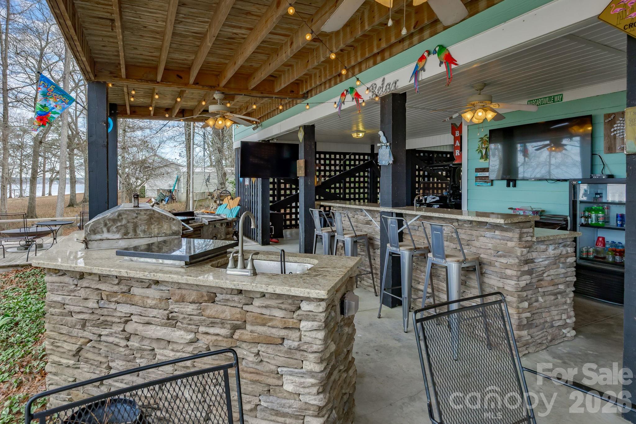 2583 Rockbridge Road Ridgeway, SC 29130 - Photo 36 of 48 a view of an outdoor kitchen