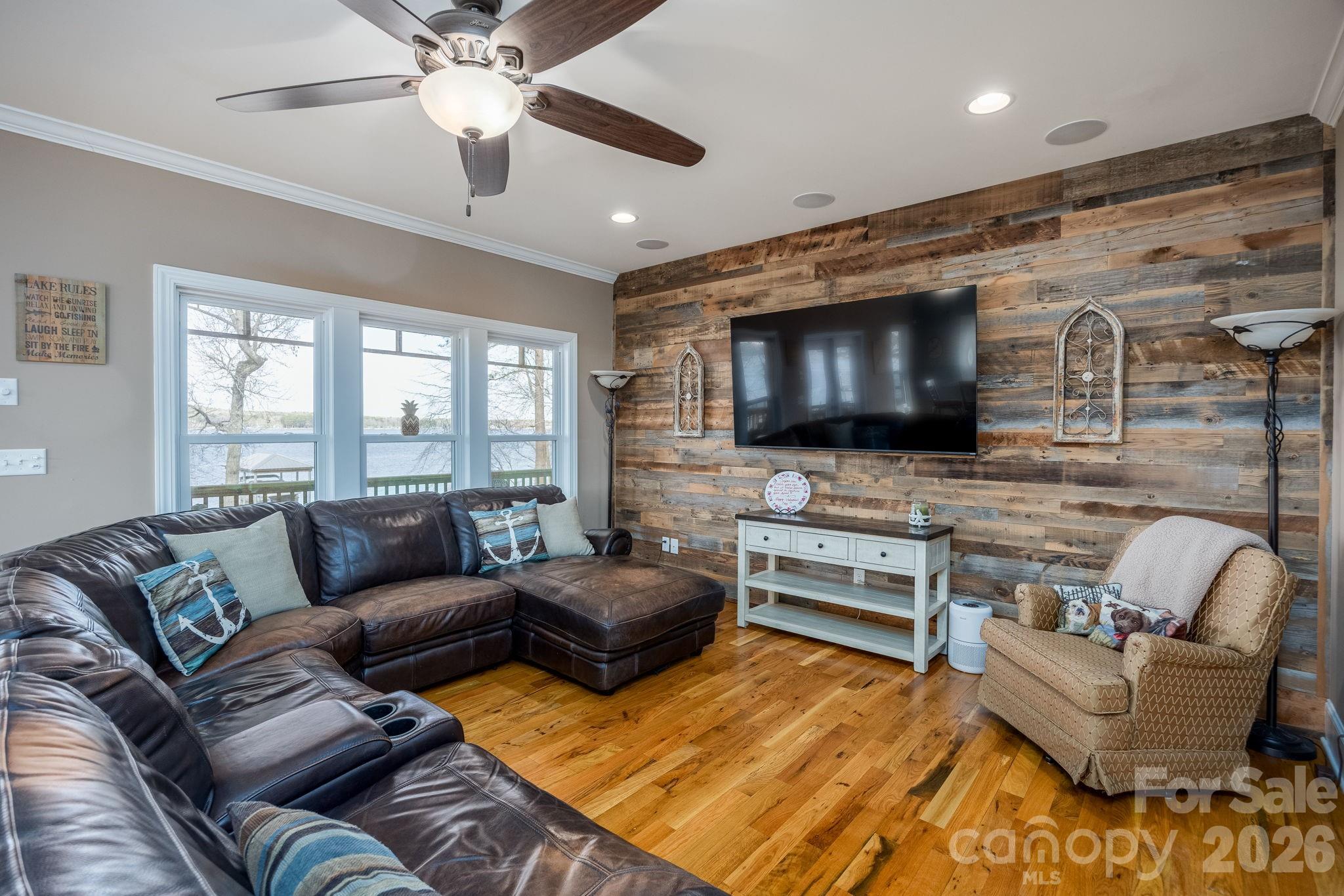 2583 Rockbridge Road Ridgeway, SC 29130 - Photo 7 of 48 a living room with furniture and a flat screen tv