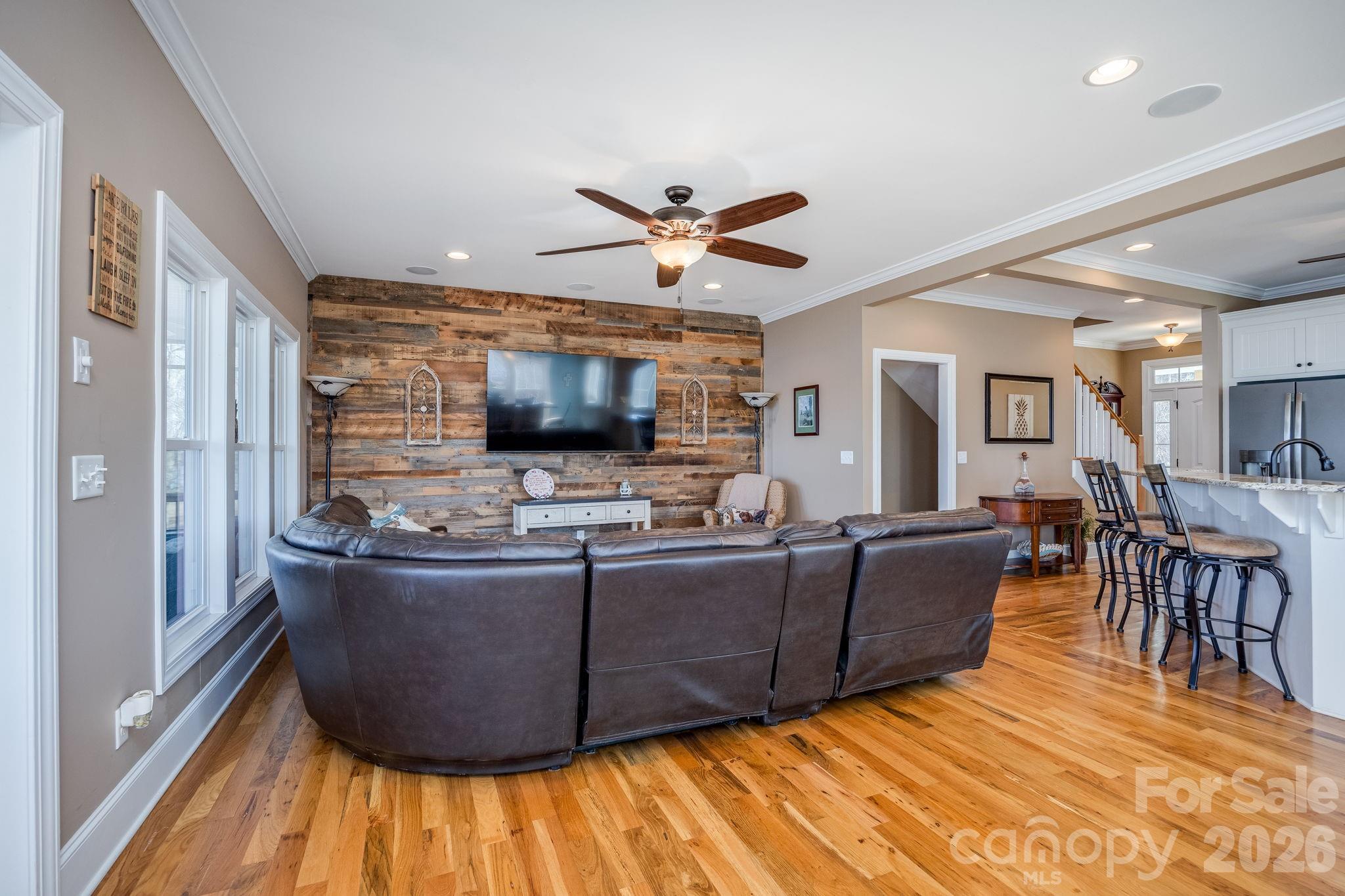 2583 Rockbridge Road Ridgeway, SC 29130 - Photo 9 of 48 a living room with furniture and a flat screen tv