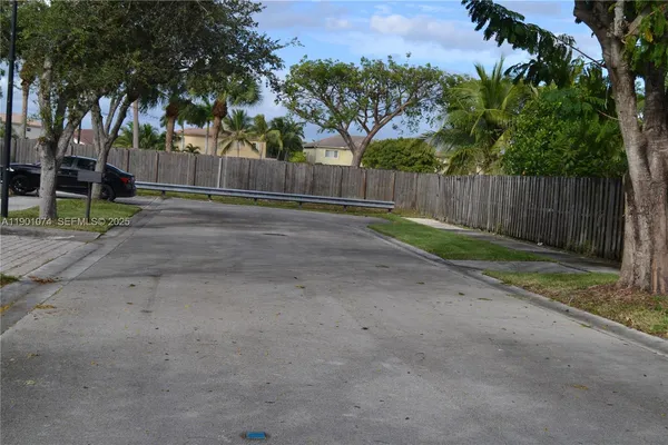 a view of an outdoor space and a yard