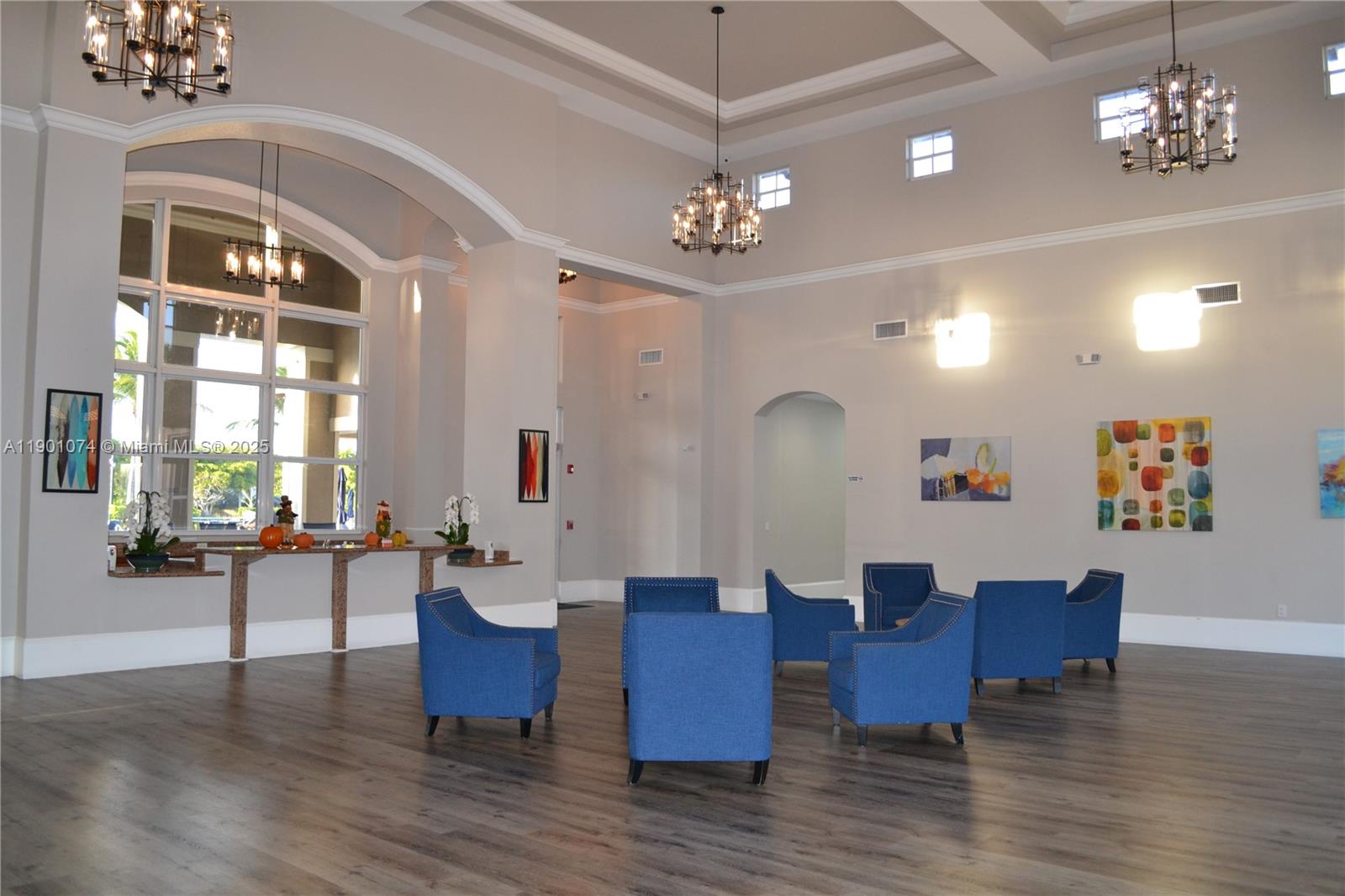 22418 Southwest 94th Path Cutler Bay, FL 33190 - Photo 66 of 71 a view of a dining room with furniture window and wooden floor