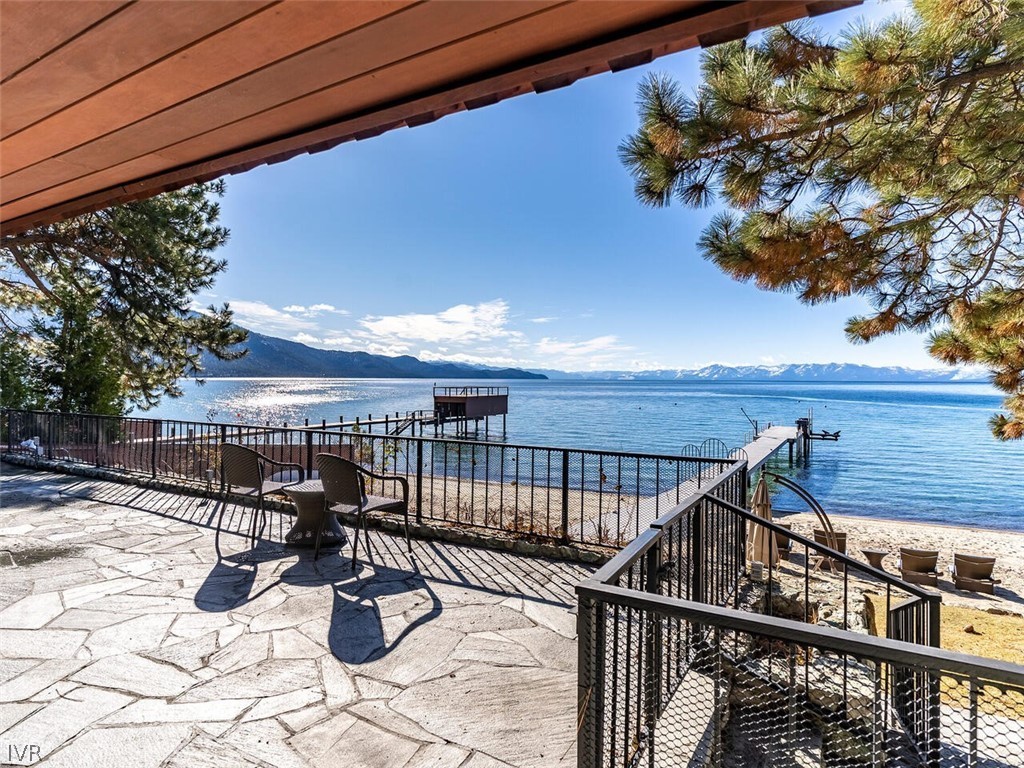 949 Lakeshore Boulevard Incline Village, NV 89451 - Photo 2 of 33 a view of balcony with wooden floor and seating space