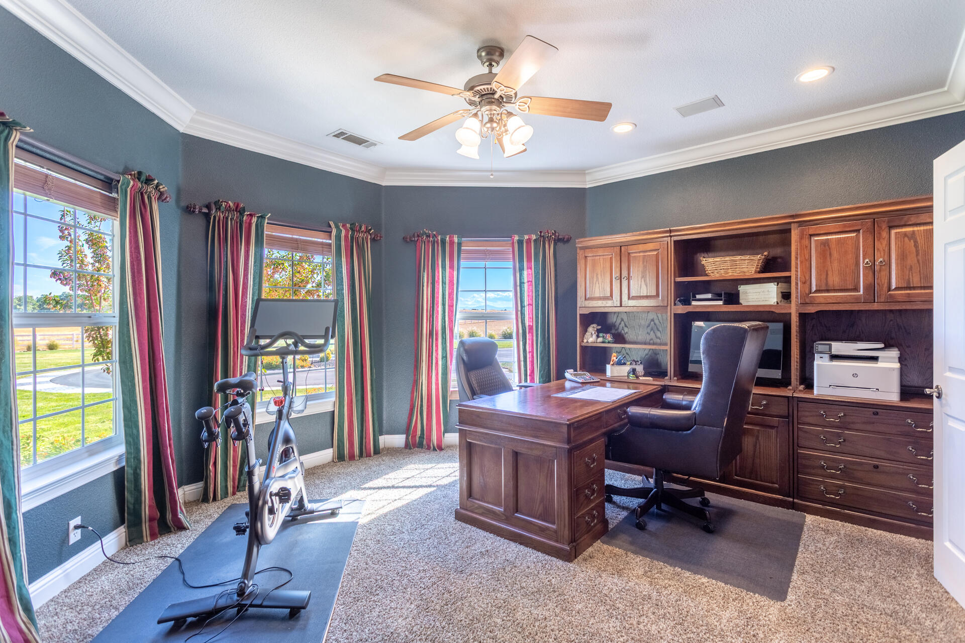7307 Del Rico Court Palo Cedro, CA 96073 - Photo 26 of 55 a view of a livingroom with workspace and a window