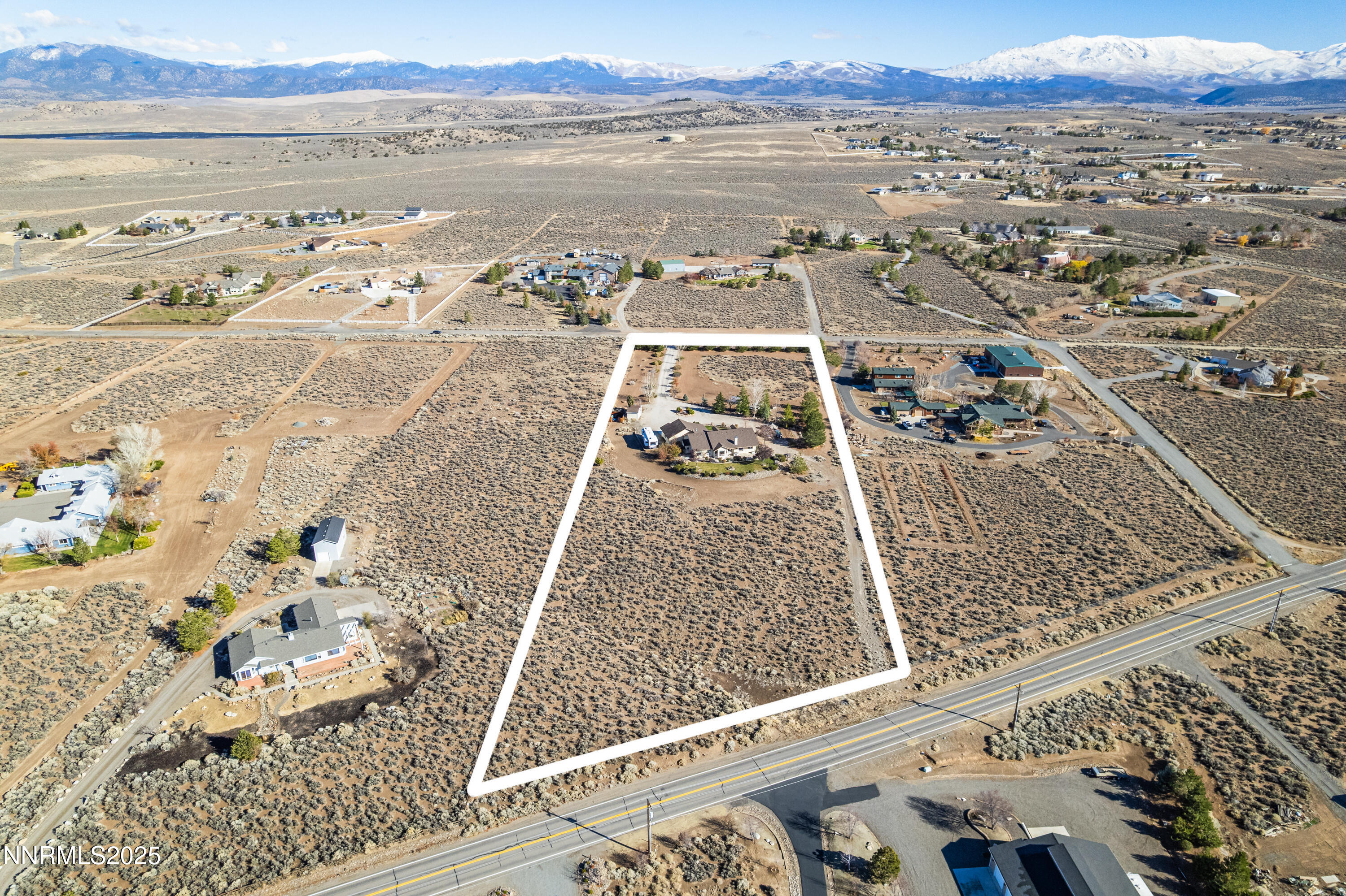 1572 Sawmill Road Gardnerville, NV 89410 - Photo 39 of 43 an aerial view of a house
