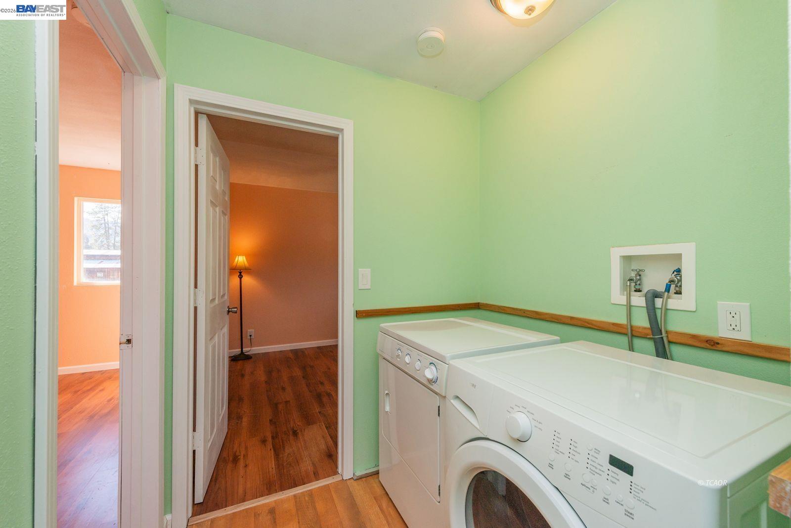 1095 Hyampom Road Hayfork, CA 96041 - Photo 19 of 41 a utility room with dryer and washer
