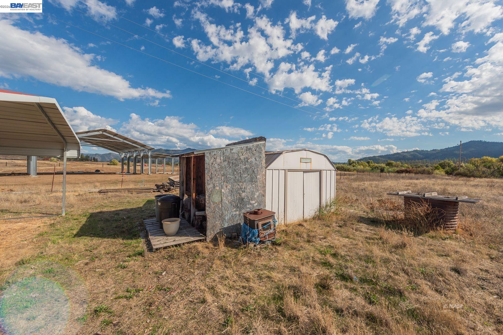 1095 Hyampom Road Hayfork, CA 96041 - Photo 26 of 41 a view of a backyard of the house