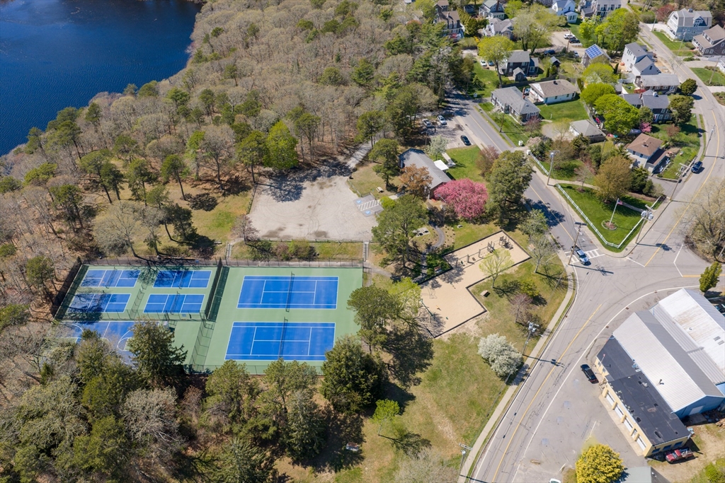 138 County Road Falmouth, MA 02556 - Photo 37 of 37 an aerial view of house with yard and swimming pool