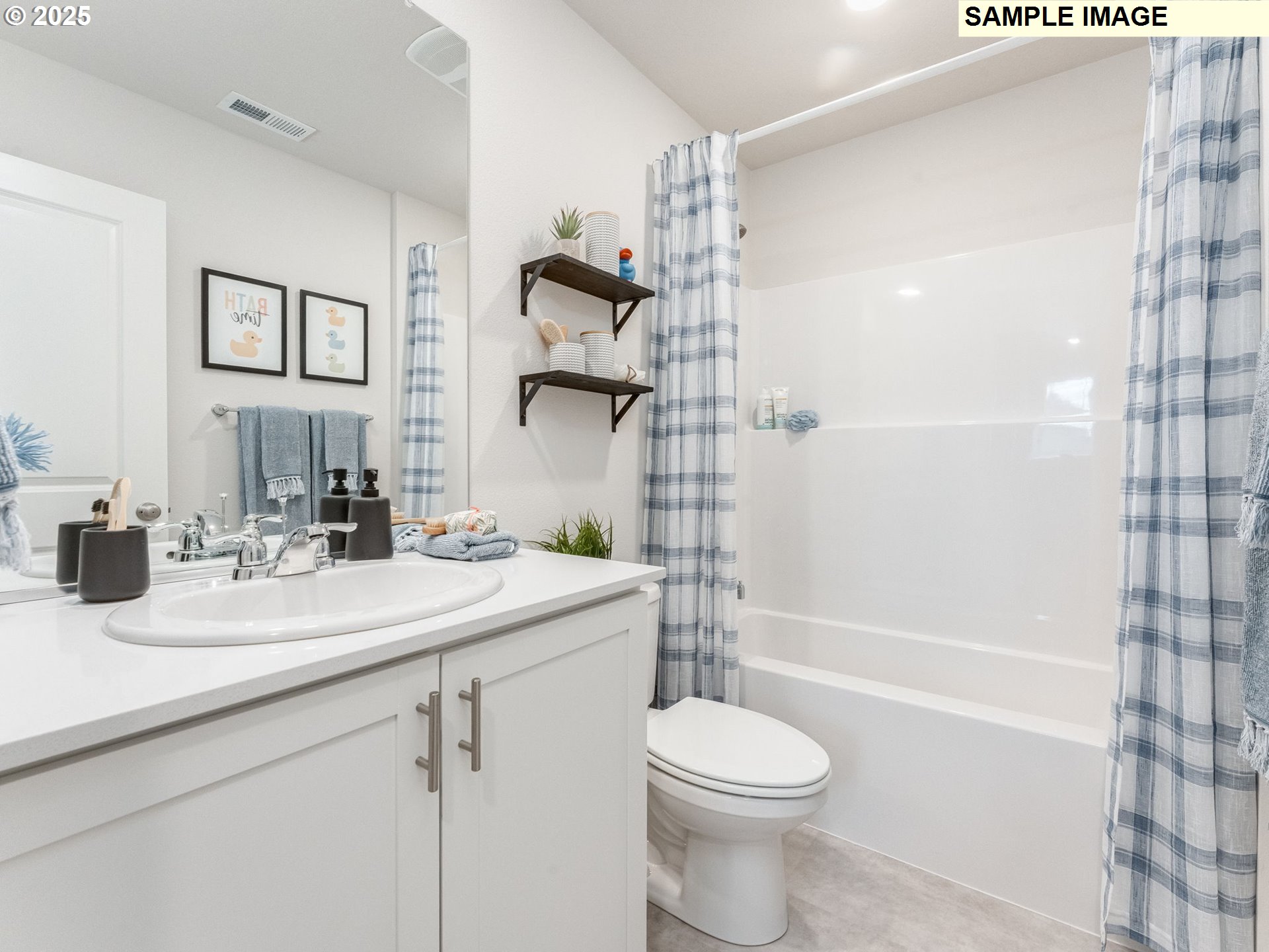 1207 Southeast 194th Place Camas, WA 98607 - Photo 11 of 24 a bathroom with a sink a toilet and shower