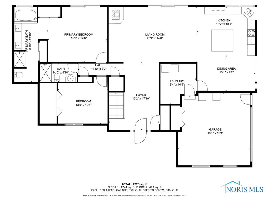556 South Lathrop Road Swanton, OH 43558 - Photo 42 of 45 Main floor floorpan