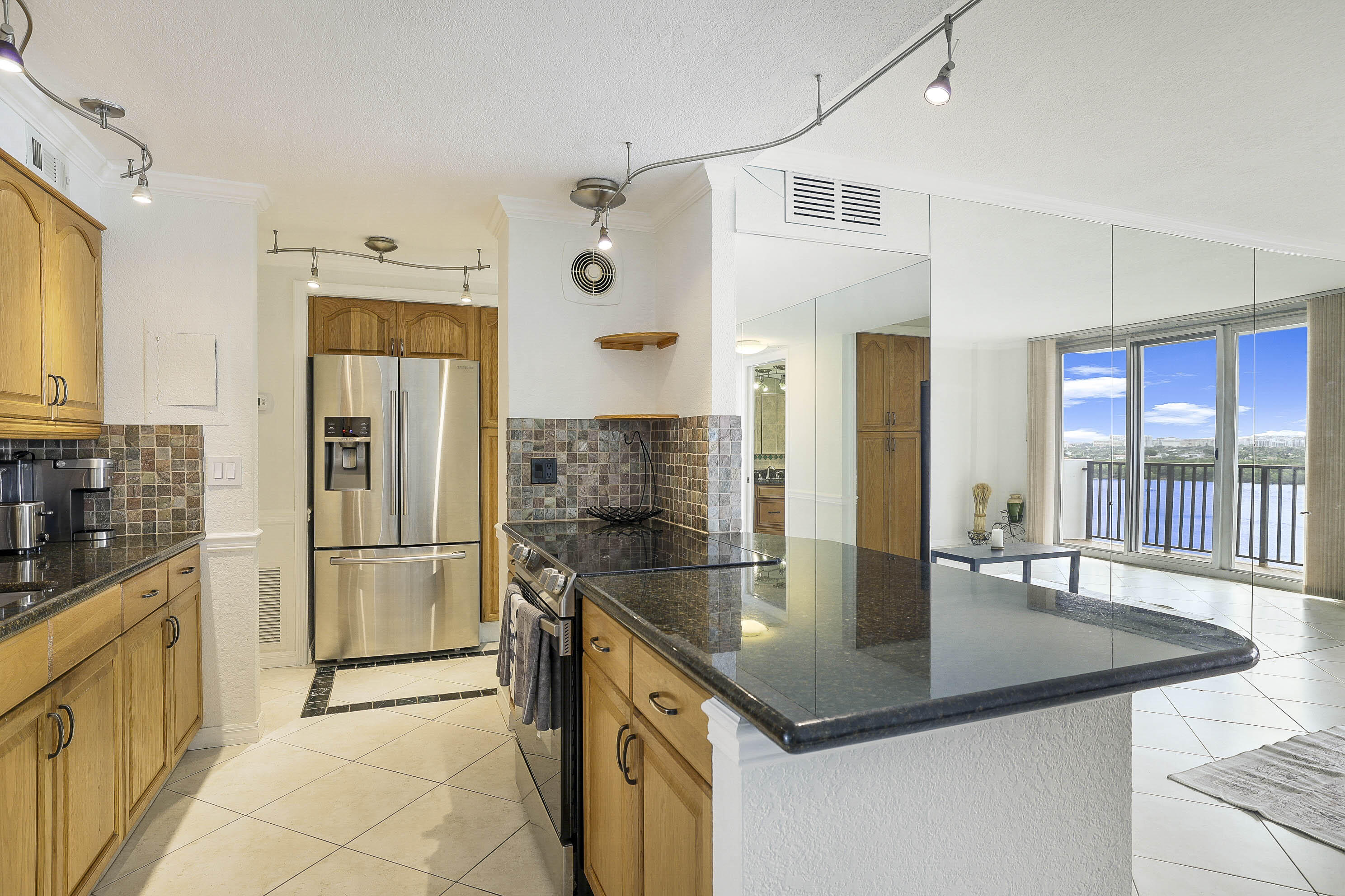 2121 North Ocean Boulevard, Unit 1105W Boca Raton, FL 33431 - Photo 12 of 58 Opened kitchen