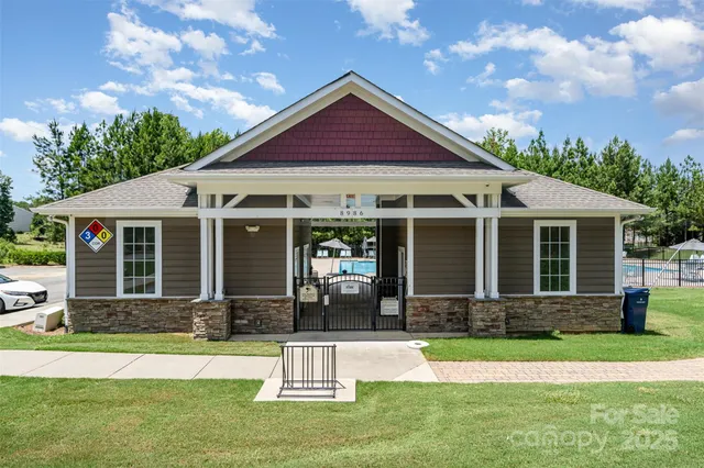 front view of a house and a yard