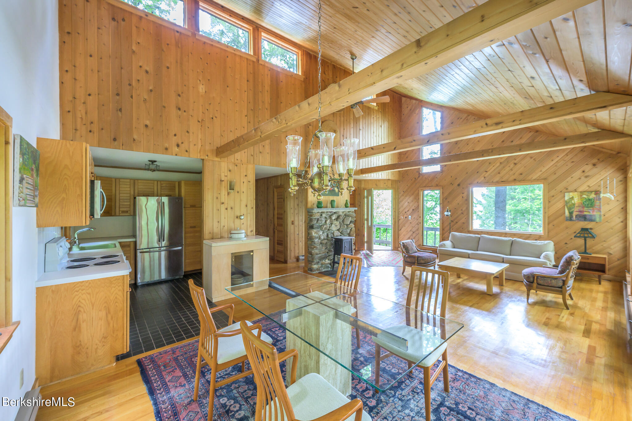29 Lakeside Drive Tyringham, MA 01238 - Photo 12 of 31 a living room with furniture