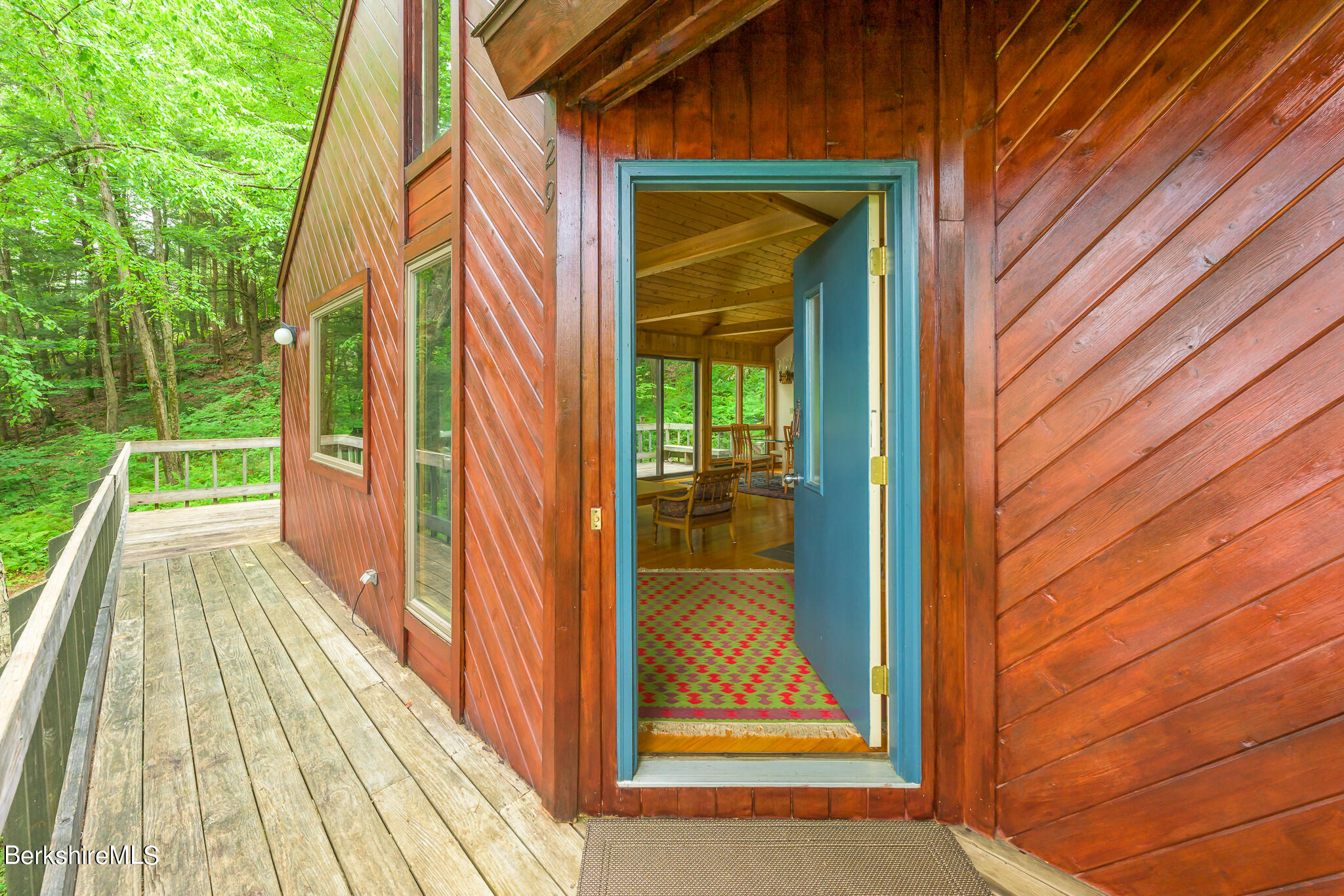 29 Lakeside Drive Tyringham, MA 01238 - Photo 22 of 31 a view of backyard with a large tree
