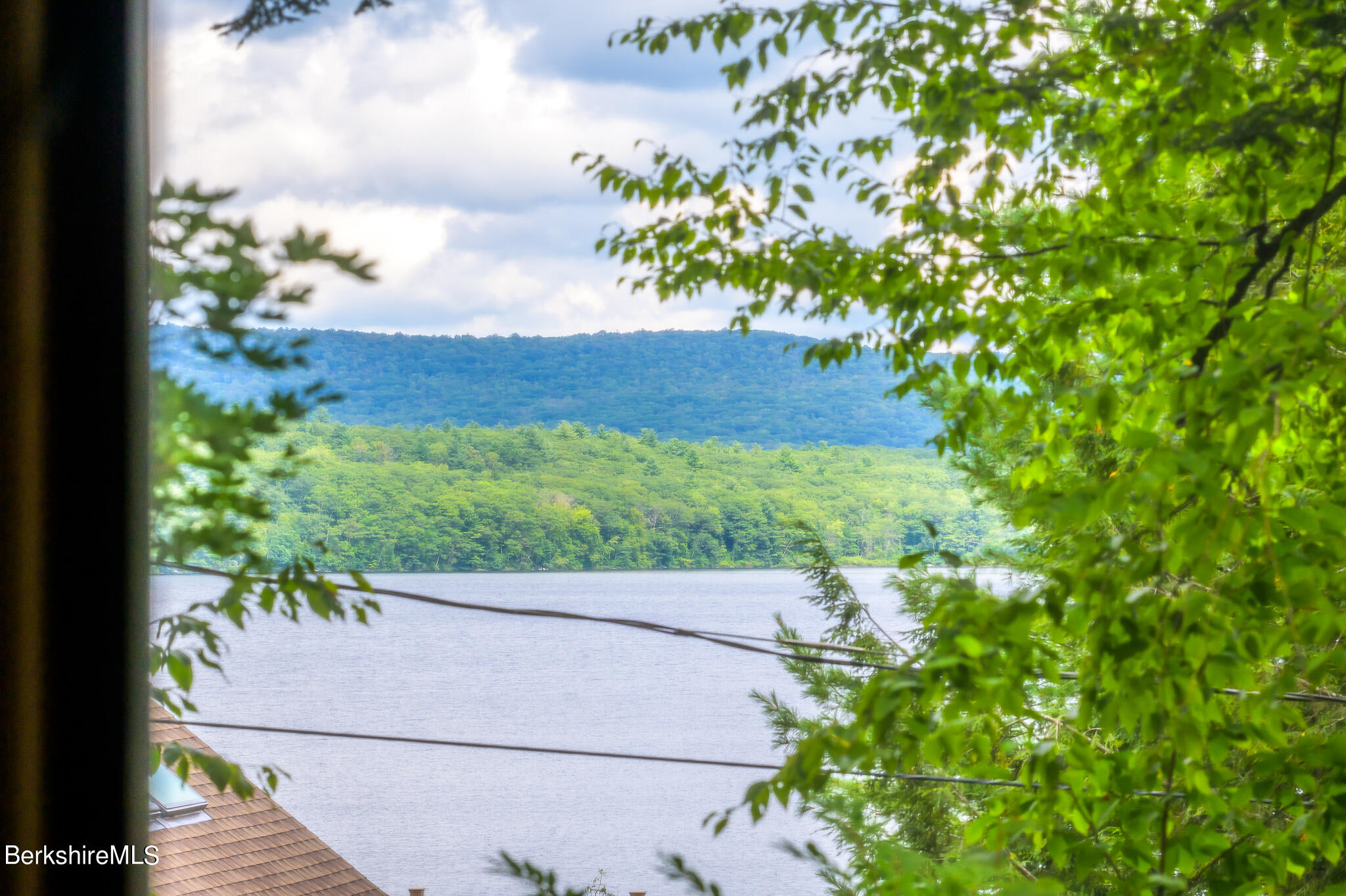 29 Lakeside Drive Tyringham, MA 01238 - Photo 6 of 31 a view of a yard with plants and a bench