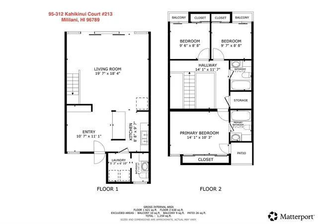 $675,000 | 95-312 Kahikinui Court, Unit 213, Mililani, HI 96789