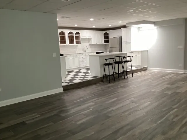 a view of a closet area