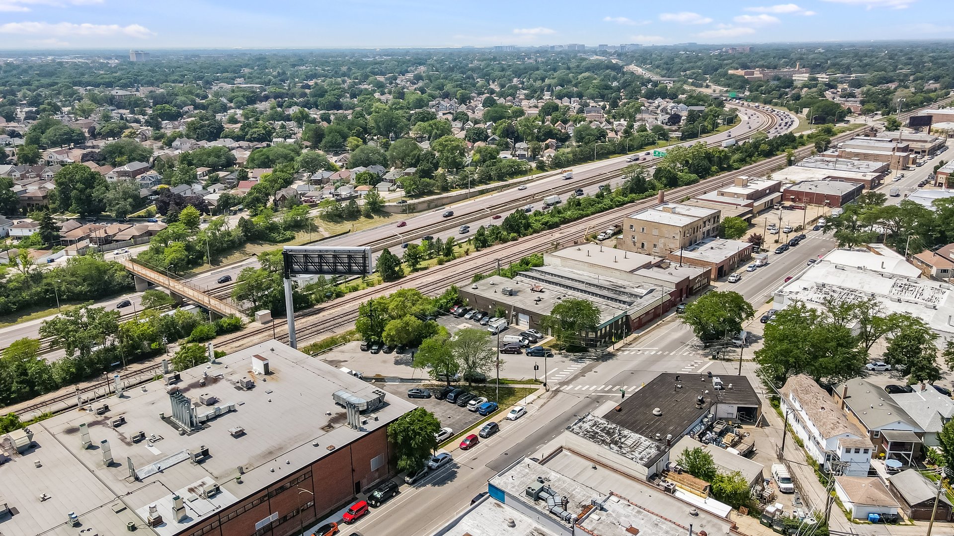 5481 North Northwest Highway Chicago, IL 60630 - Photo 50 of 60 an aerial view of city