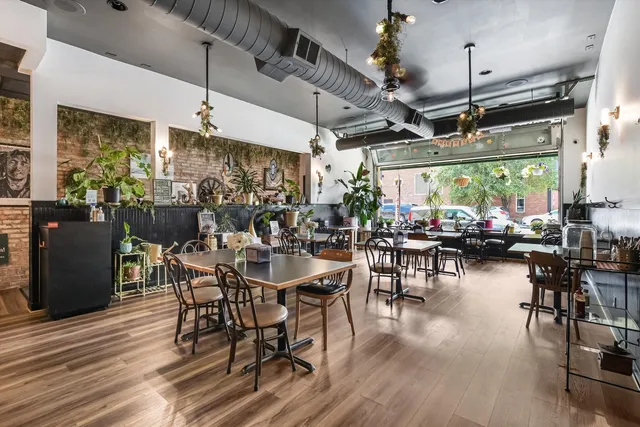 a view of a bar restaurant