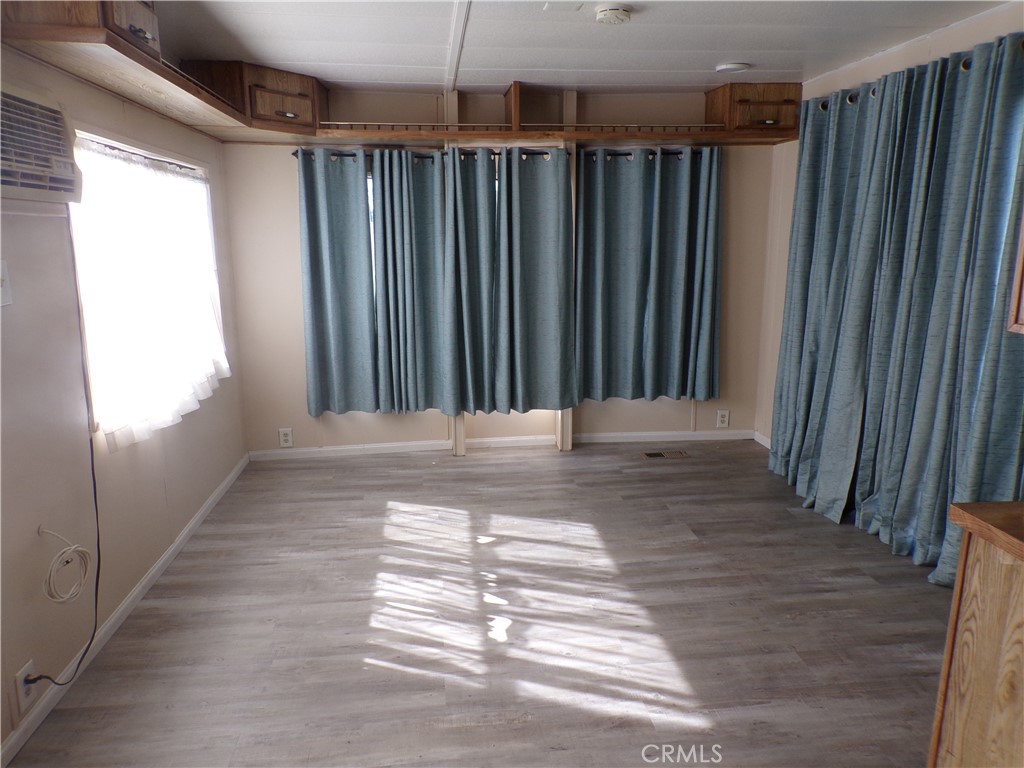 a view of wooden door