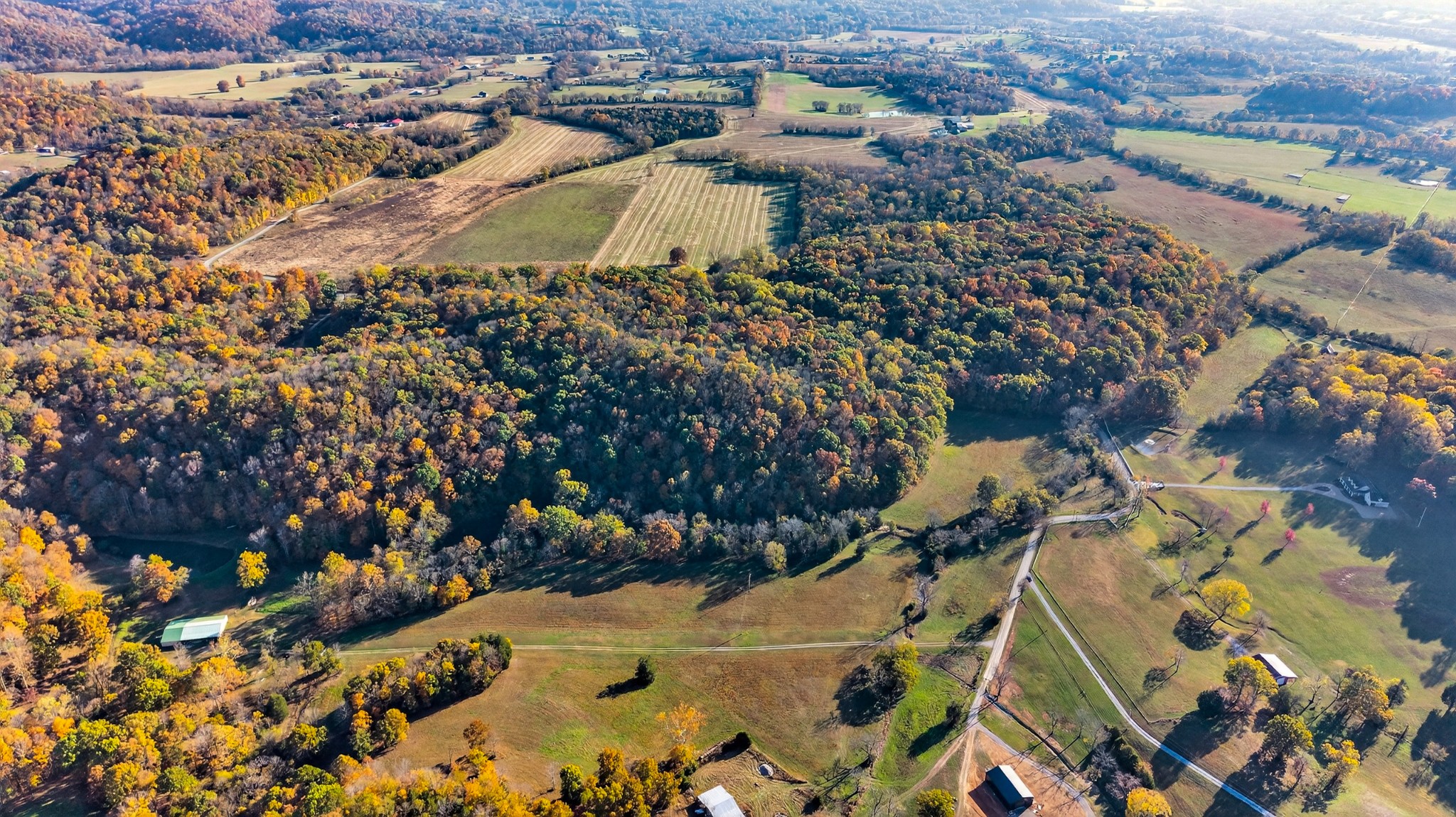 0 County House Road Cottontown, TN 37048 - Photo 16 of 27 an aerial view of residential houses with outdoor space