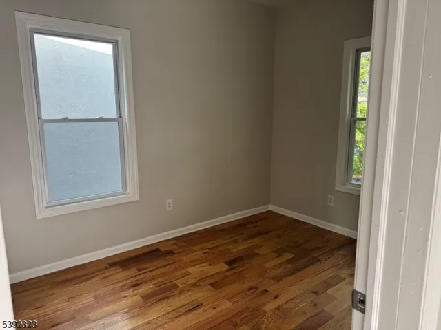 an empty room with window