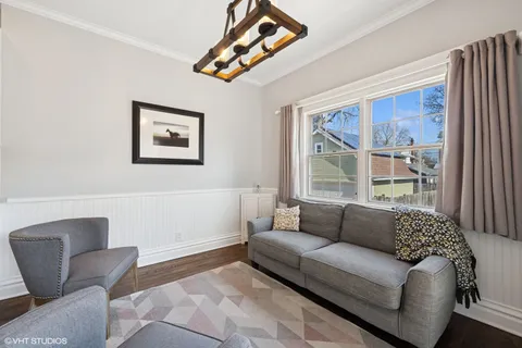 a view of porch with furniture