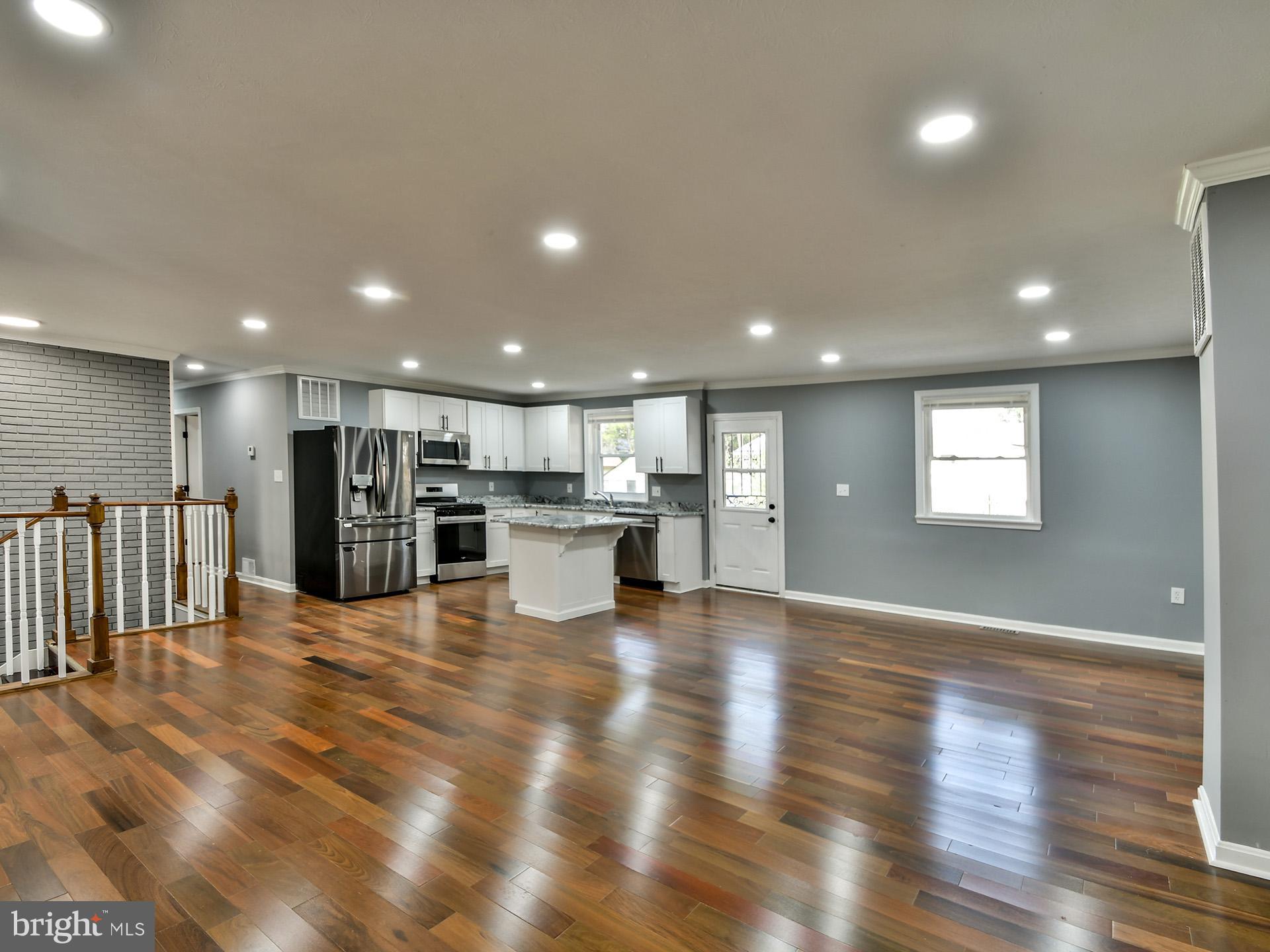 6918 Pine Valley Drive, Unit MAIN Glenn Dale, MD 20769 - Photo 7 of 41 LR, DR, Kitchen view from front right corner