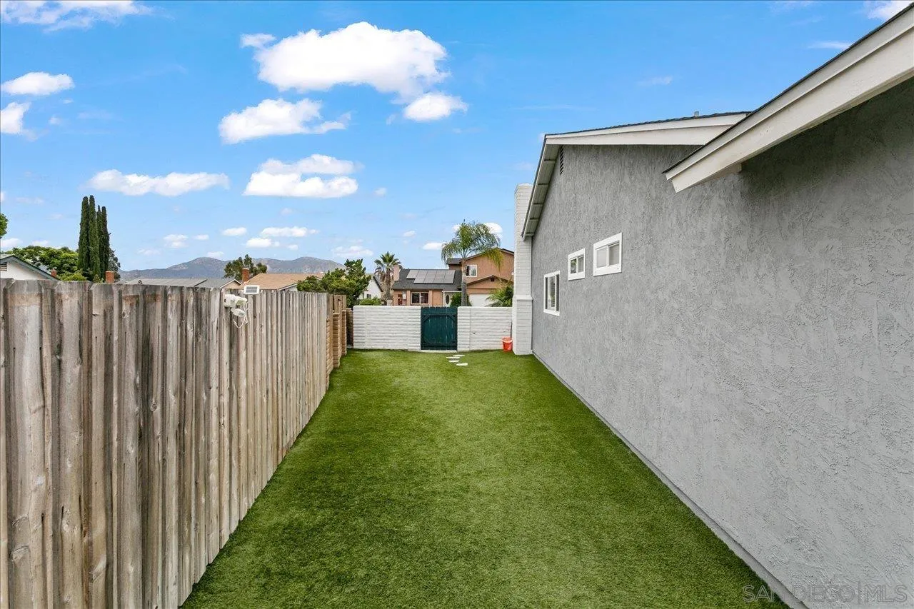 13663 Paseo Del Mar El Cajon, CA 92021 - Photo 34 of 36 a view of a backyard with pathway