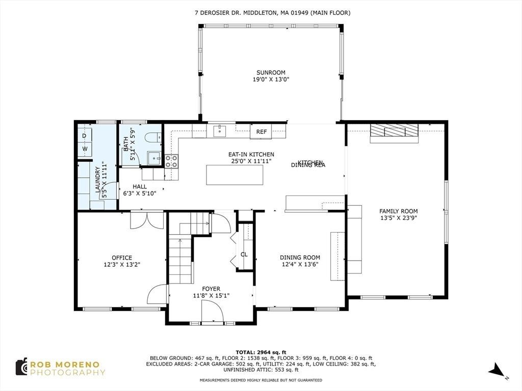 7 Derosier Drive Middleton, MA 01949 - Photo 40 of 42 a picture of a floor plan