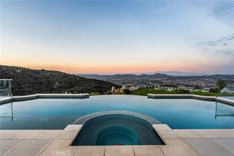 a room with furniture