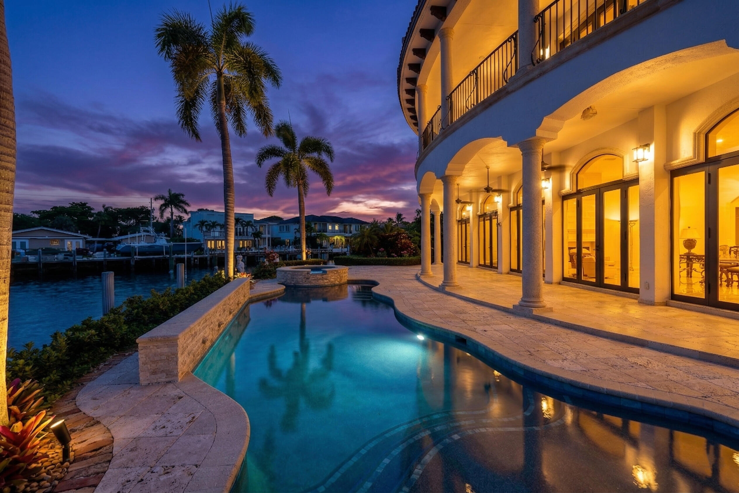 3700 Northeast 28th Avenue Lighthouse Point, FL 33064 - Photo 64 of 77 a view of a swimming pool with a lounge chairs