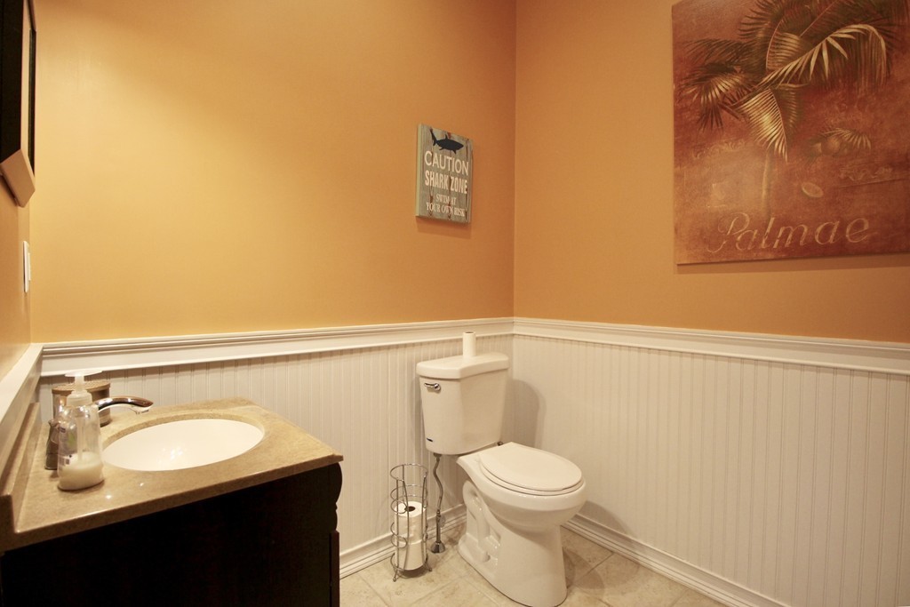 135 Argyle Road Braintree, MA 02184 - Photo 18 of 29 a bathroom with a sink a toilet and shower