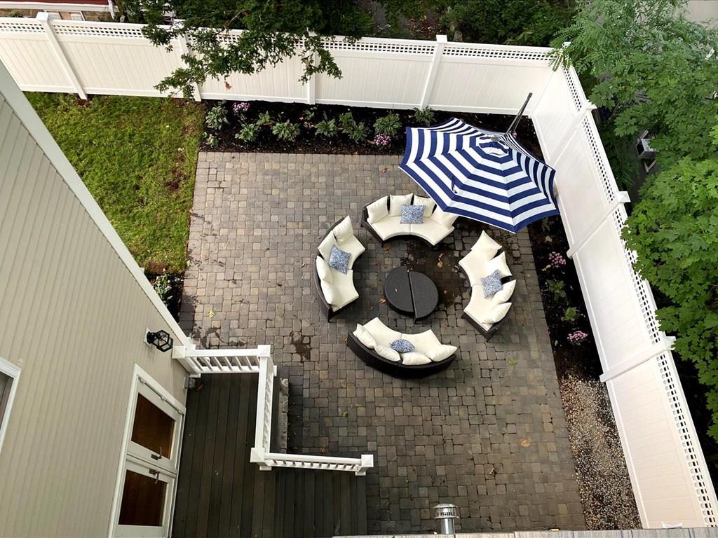 6 Kennard Road Brookline, MA 02445 - Photo 39 of 39 an aerial view of house with backyard