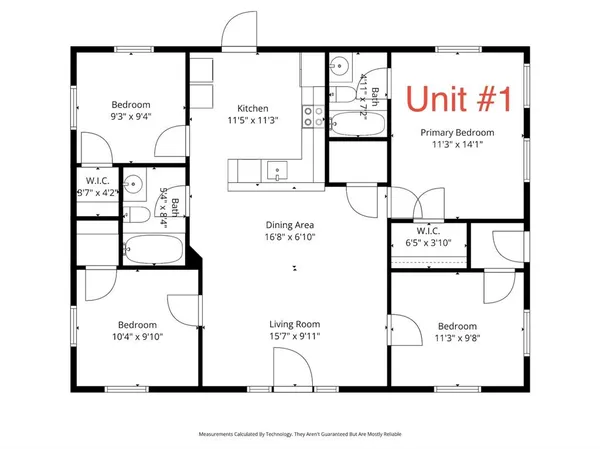 $900 | 107 South Crawford Street, Unit 1, Denton, TX 76205
