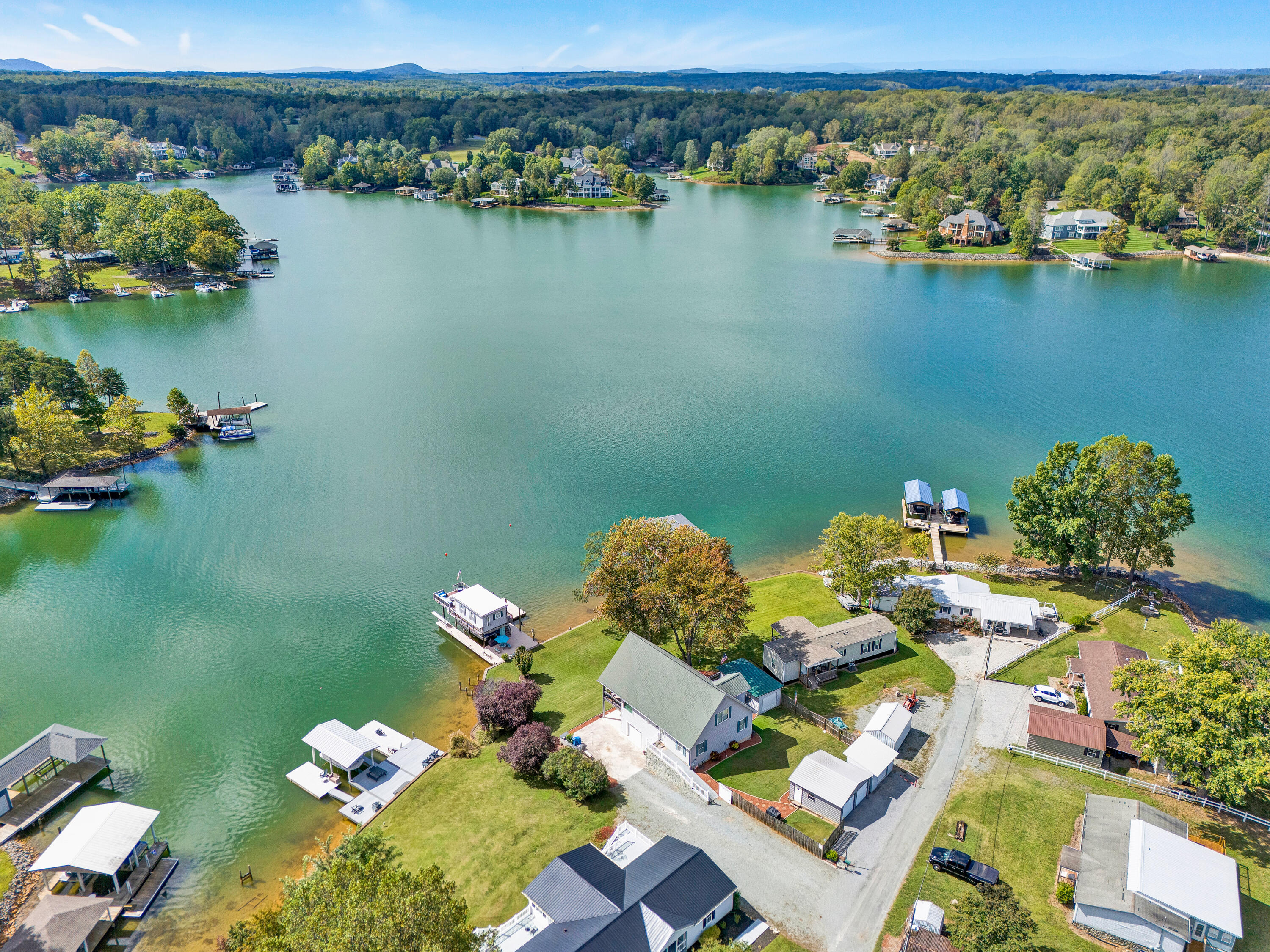 337 Emerald Point Penhook, VA 24137 - Photo 75 of 77 Aerial Lake View