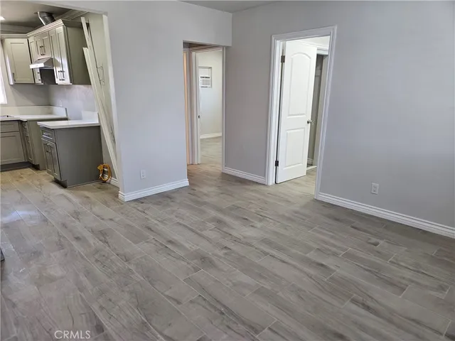 a view of kitchen and utility room
