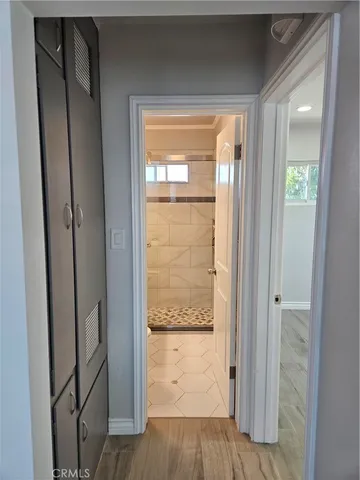 a view of front door