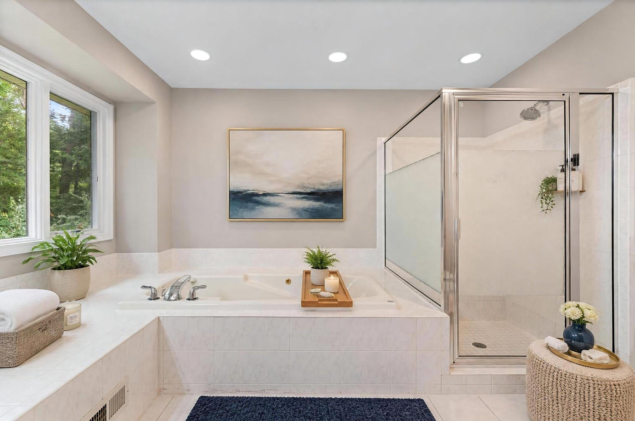 19 Winning Colors Road Stafford, VA 22556 - Photo 22 of 58 Spa-Inspired Primary Bath with Jetted Tub & Shower